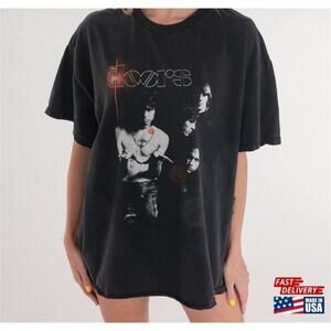 The Doors Shirt 90S Jim Morrison Tshirt Rock Band Graphic Tee